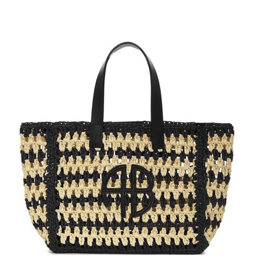 Anine Bing Rio Tote Small Woven Bag Purse NEW!!